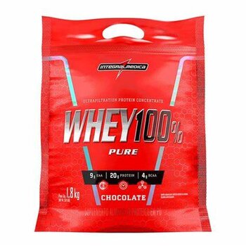 WHEY 100% INTEGRALMEDICA CHOCOLATE 900G REFIL