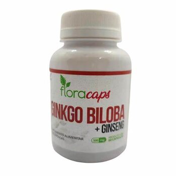 GINKGO c/ GINSENG 60CPS - FLORACAPS