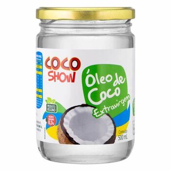 OLEO DE COCO EXTRA VIRGEM COCO SHOW 500ML