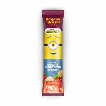 BARRA DE FRUTAS KIDS MORANGO 22G BANANA BRASIL