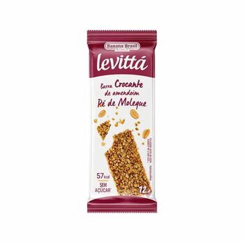 BARRA LEVITTA AMENDOIM CROCANTE (PE DE MOLEQUE) 12G