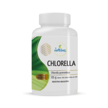 Clorela Chlorella 300mg 300 Capsulas Nattubras