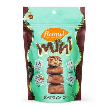 MINI BOMBOM COM COCO 60g FLORMEL