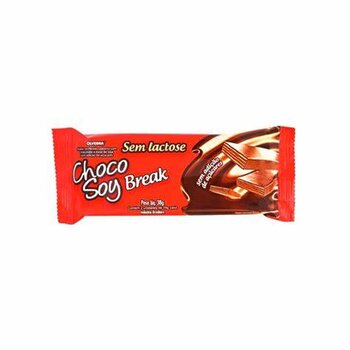 WAFER CHOCOSOY BREAK 38G OVELBRA