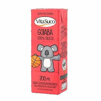 SUCO DE GOIABA 100% 200ML VITA SUCO