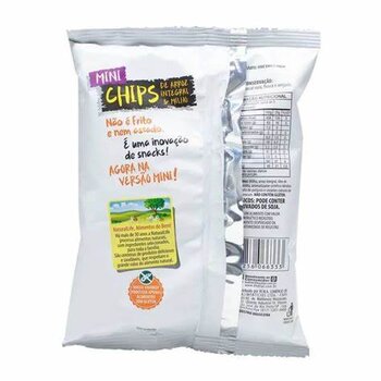 MINI CHIPS INTEGRAL DE ARROZ E MILHO SABOR CHURRASCO 35G NATURAL LIFE