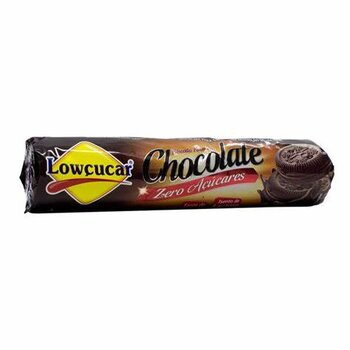 BISCOITO RECHEADO SABOR CHOCOLATE S/ ACUCAR S/ LACTOSE 120G LOWCUCAR