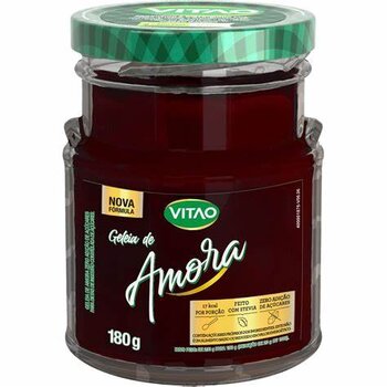 GELEIA DE AMORA ZERO ACUCAR 180G VITAO