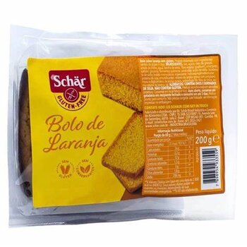 BOLO DE LARANJA S/ GLUTEN E LACTOSE 200G SCHAR