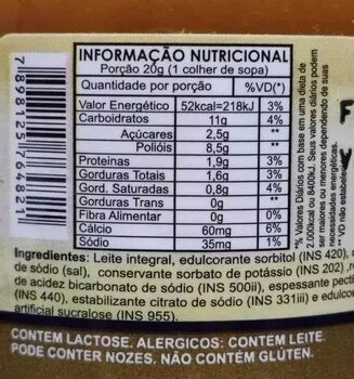 DOCE DE LEITE DIET 210G RESERVA DE MINAS