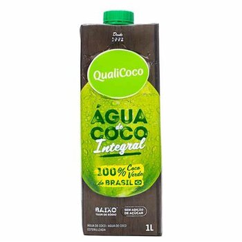 Agua de Coco 100% Integral 1L Qualicoco