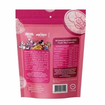 BISCOITO SABOR MORANGO MINNIE KIDS 30G ARUBA