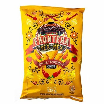 TORTILLA CHIPS PICANTE S/ GLUTEN TEX-MEX 125G FRONTERA