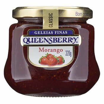 GELEIA DE MORANGO ORGANICA 320G QUEENSBERRY