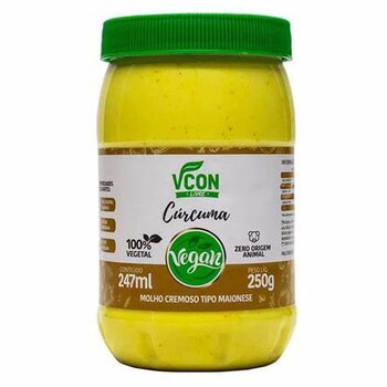 MAIONESE VEGANA C/ CURCUMA 250G VCON