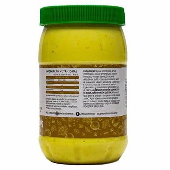 MAIONESE VEGANA C/ CURCUMA 250G VCON