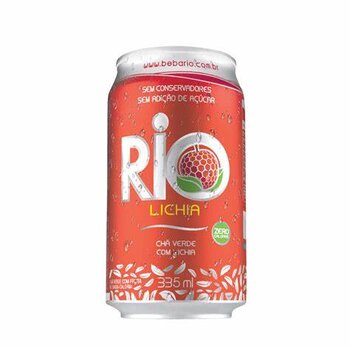 Cha de Lichia s/ Acucar LATA 335ml Beba Rio