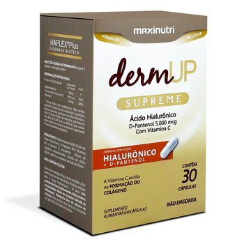 DERMUP SUPREME 30CPS 5MG AC HIALURONICO D PANTENOL VIT C MAXINUTRI