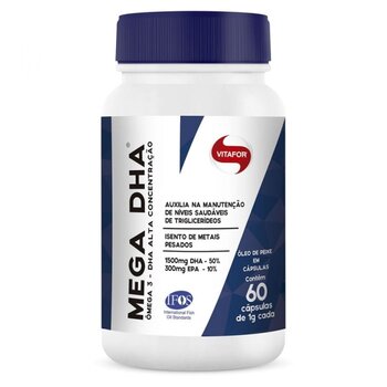 MEGA DHA 60CPS 1500MG VITAFOR