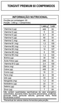 TONGIVIT 60CPS 1.4G ARTE NATIVA